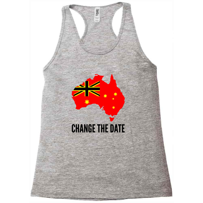 Invasion Day Change The Date Racerback Tank by cm-arts | Artistshot