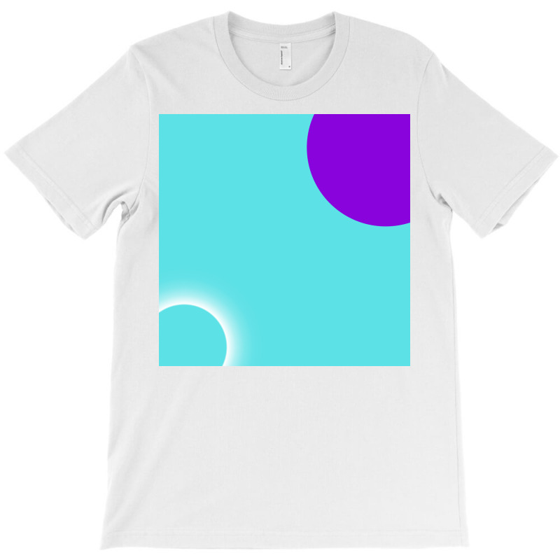 Abstract Neon Half Circle Frame With Space. T-shirt | Artistshot