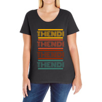 Funny Malayalam Word Thendi Ladies Curvy T-shirt | Artistshot