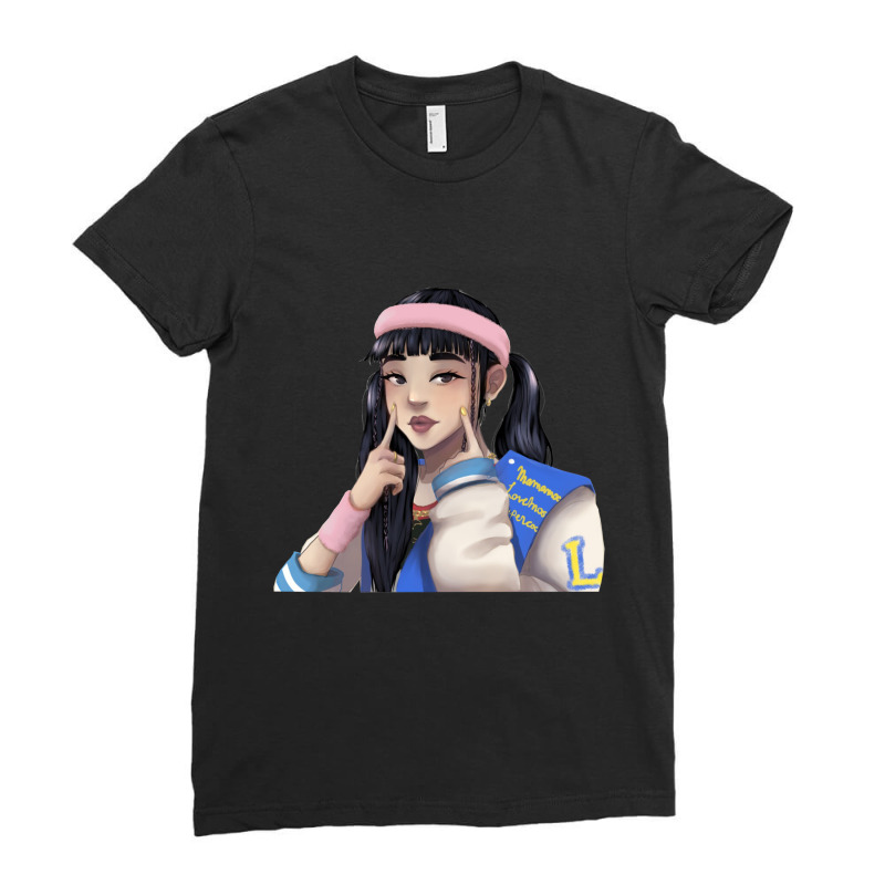 Moonstar Hwasa Pop Music Ladies Fitted T-Shirt by galuh rarasati | Artistshot