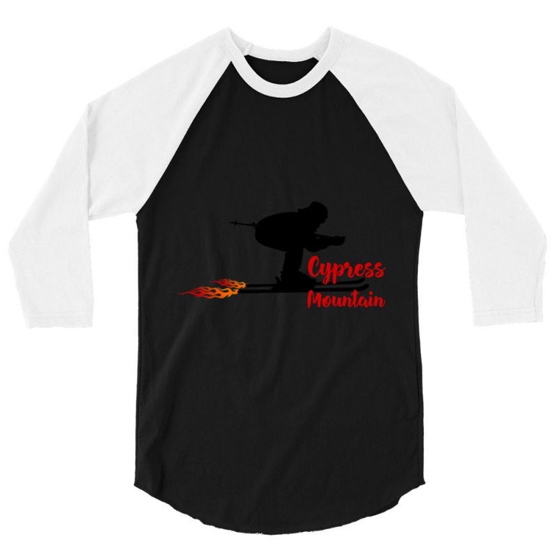 Cypress Mountain Cypress Mountain Canada Skiing 3/4 Sleeve Shirt by cm-arts | Artistshot