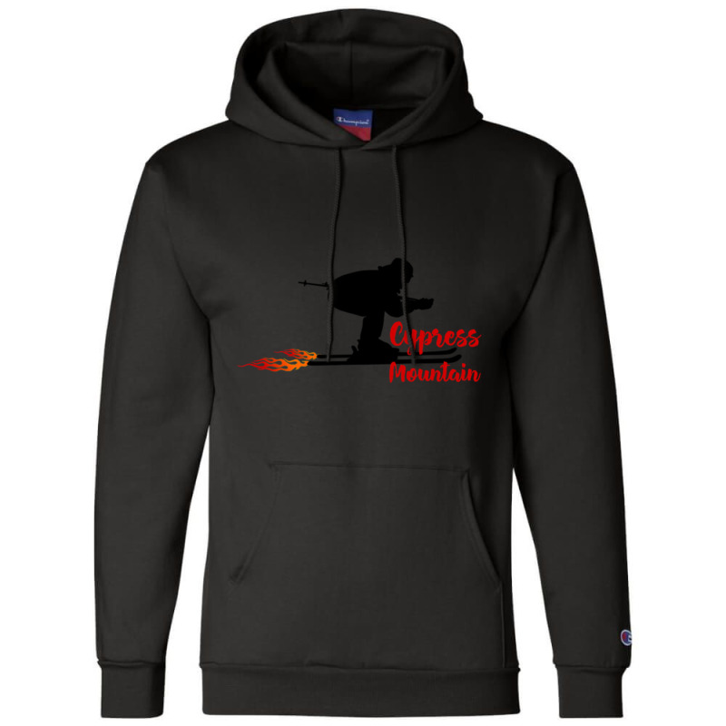 Cypress Mountain Cypress Mountain Canada Skiing Champion Hoodie by cm-arts | Artistshot