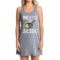 Omelette That Slide Funny Breakfast Egg Pun Tank Dress | Artistshot