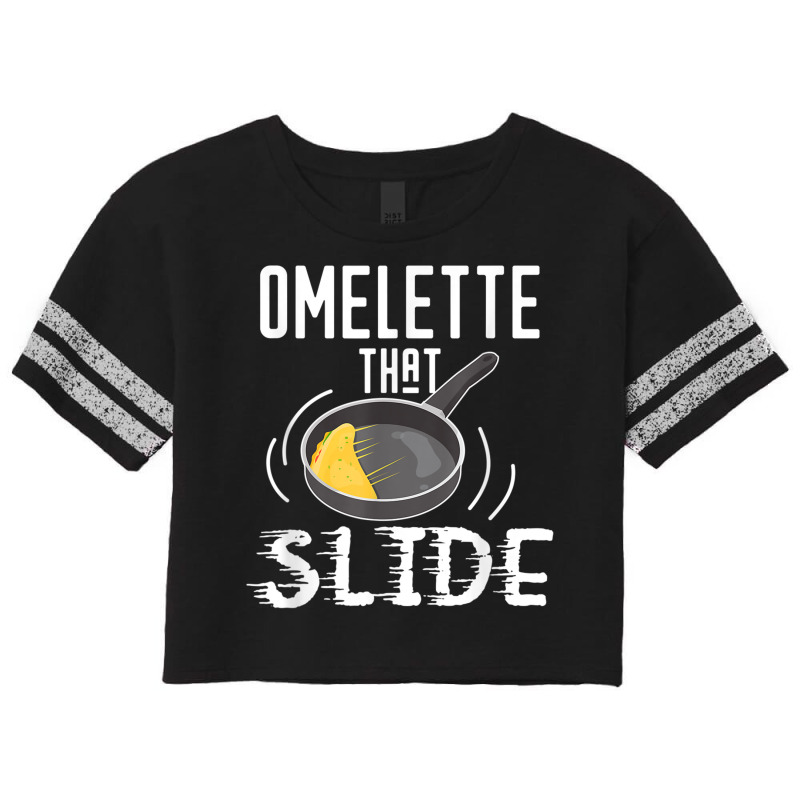 Omelette That Slide Funny Breakfast Egg Pun Scorecard Crop Tee by KaseyReyes | Artistshot