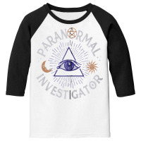 Paranormal Investigators Paranormal Home Investigators Zip Hoodie Youth 3/4 Sleeve | Artistshot