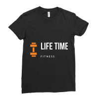 Lifetime Fitness Black Tee Ladies Fitted T-shirt | Artistshot