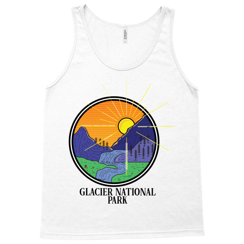 Glacier National Park Tank Top by ALICIAWITTENMYER | Artistshot