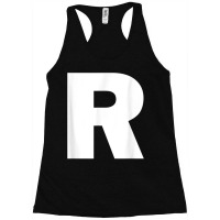 Letter R Capital Alphabet Monogram Initial Racerback Tank | Artistshot