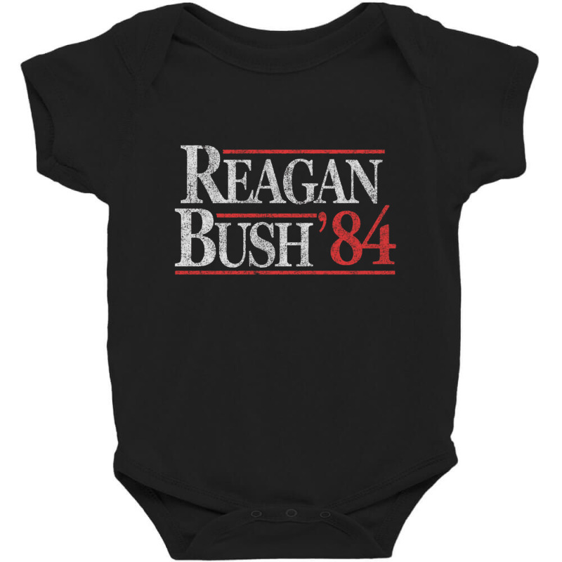 Vintage Reagan Bush 1984 Baby Bodysuit by cm-arts | Artistshot