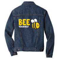 Bee Yourself Bee Lover I Love Bees Men Denim Jacket | Artistshot