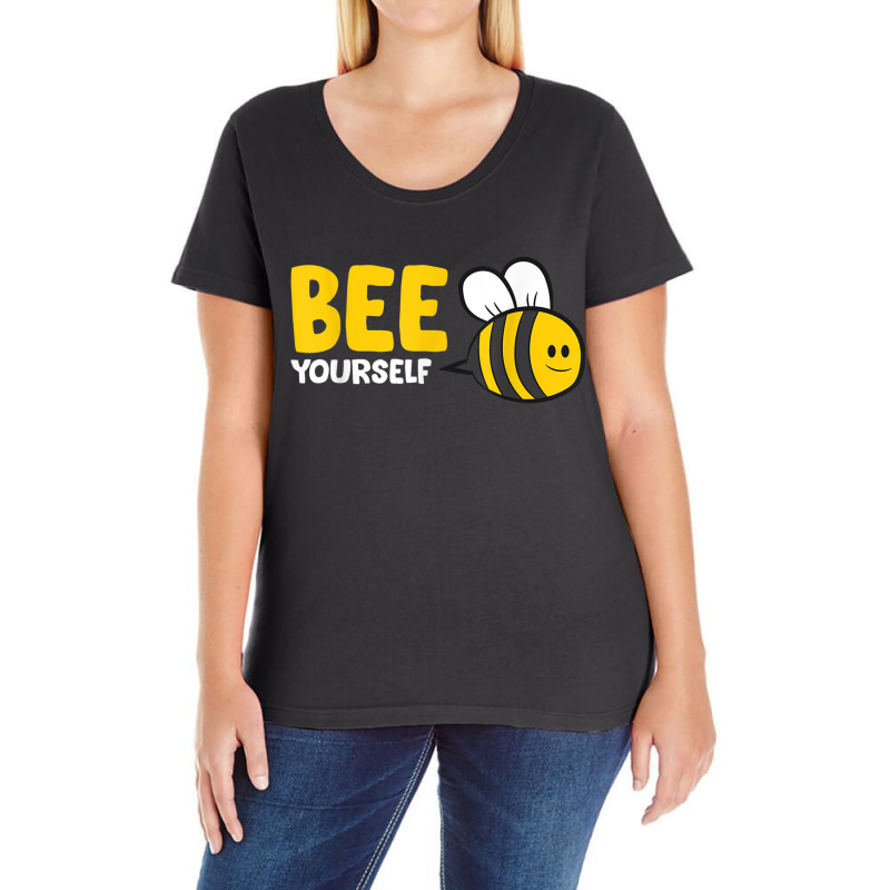 Bee Yourself Bee Lover I Love Bees Ladies Curvy T-shirt | Artistshot