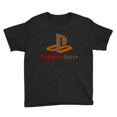 #pumpkin #spice 1 Video Game Console Youth Tee Designed By Artist_amateur