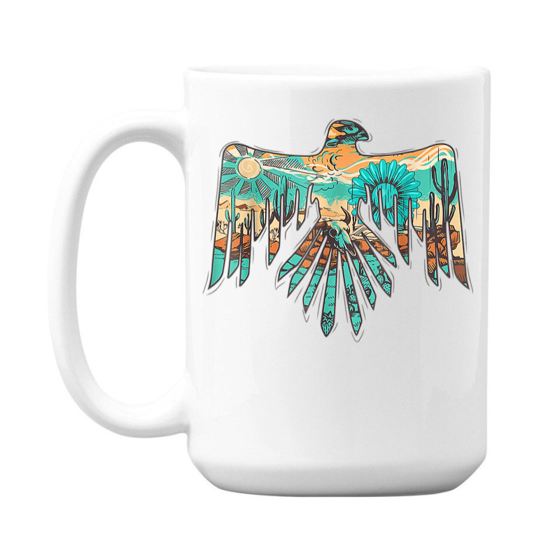 Roam Free Thunderbird Western Boho 15 Oz Coffee Mug | Artistshot