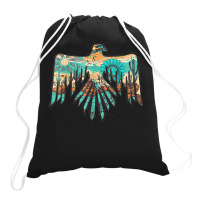 Roam Free Thunderbird Western Boho Drawstring Bags | Artistshot