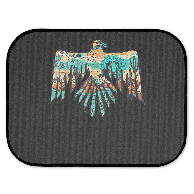 Roam Free Thunderbird Western Boho Rear Car Mat | Artistshot