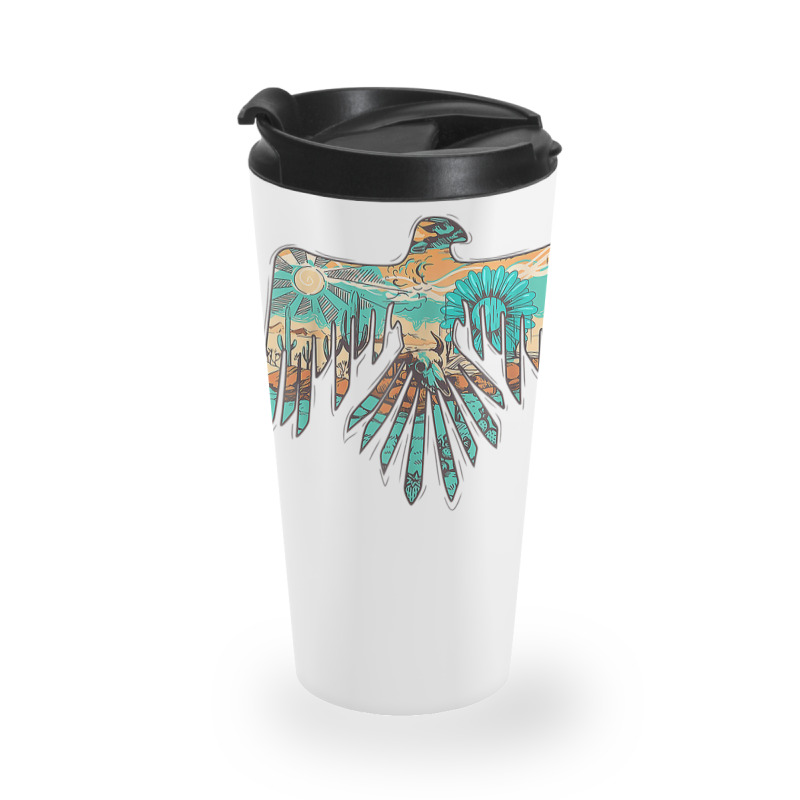 Roam Free Thunderbird Western Boho Travel Mug | Artistshot