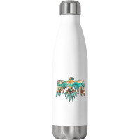 Roam Free Thunderbird Western Boho Stainless Steel Water Bottle | Artistshot