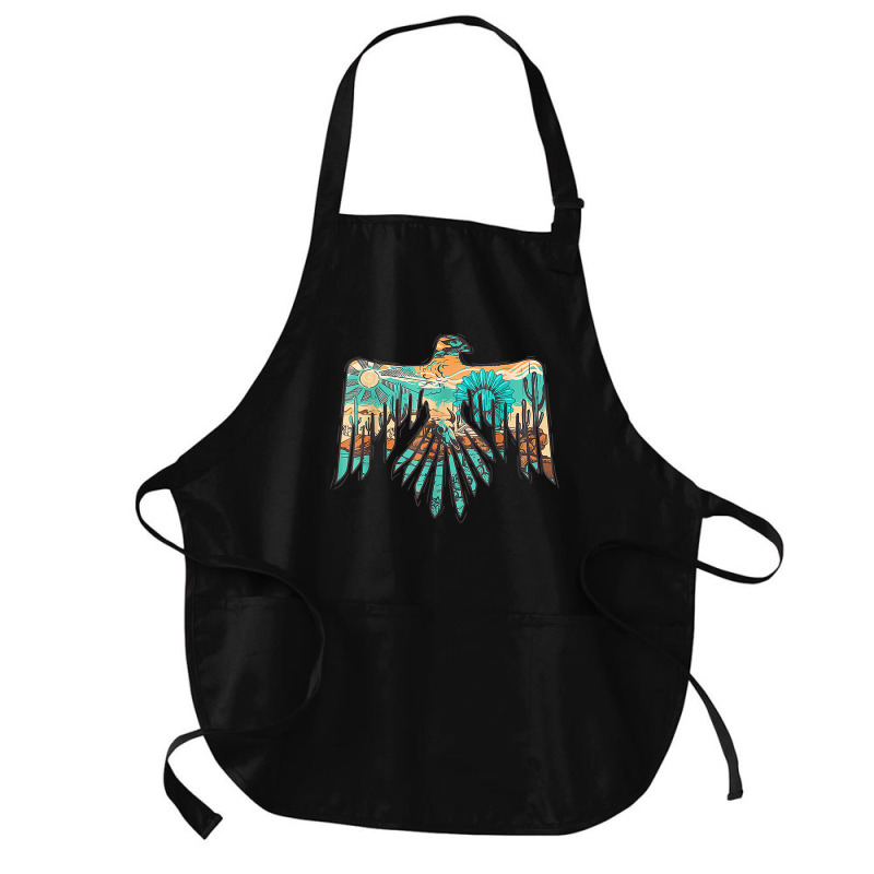 Roam Free Thunderbird Western Boho Medium-length Apron | Artistshot