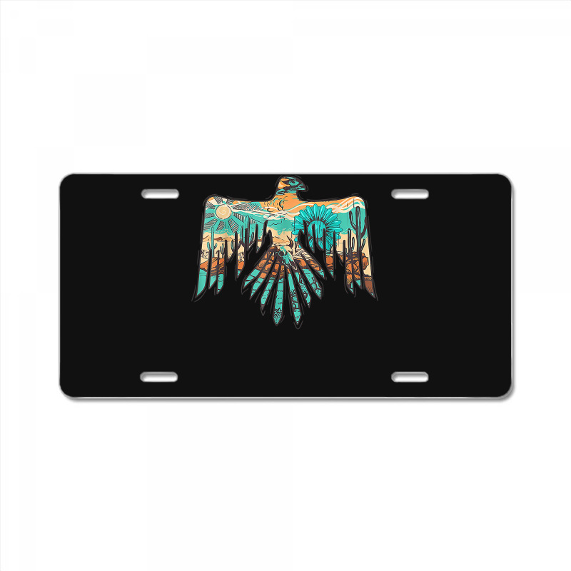 Roam Free Thunderbird Western Boho License Plate | Artistshot