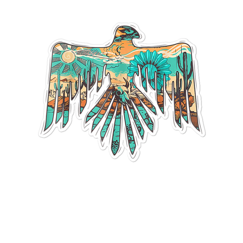 Roam Free Thunderbird Western Boho Sticker | Artistshot