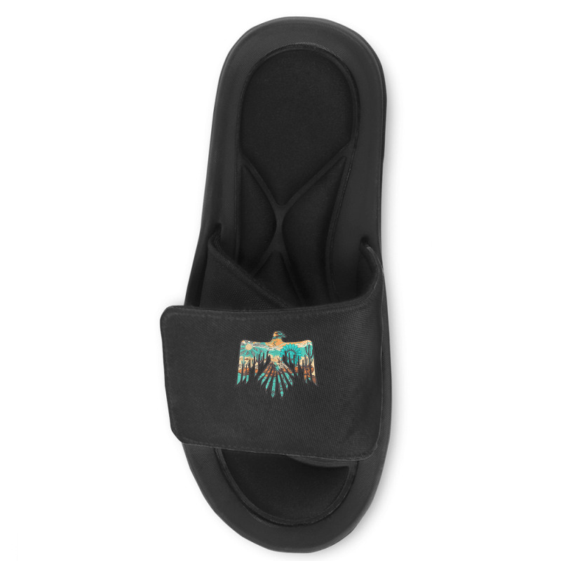 Roam Free Thunderbird Western Boho Slide Sandal | Artistshot