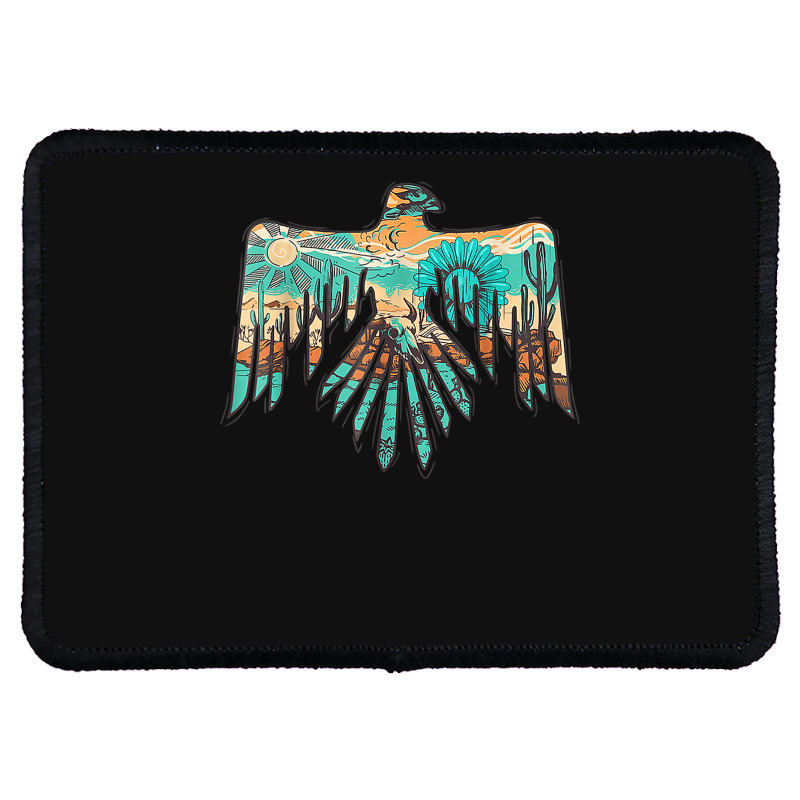 Roam Free Thunderbird Western Boho Rectangle Patch | Artistshot