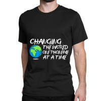 Changing The World One Phoneme At A Time  Dyslexia Awareness Day Classic T-shirt | Artistshot