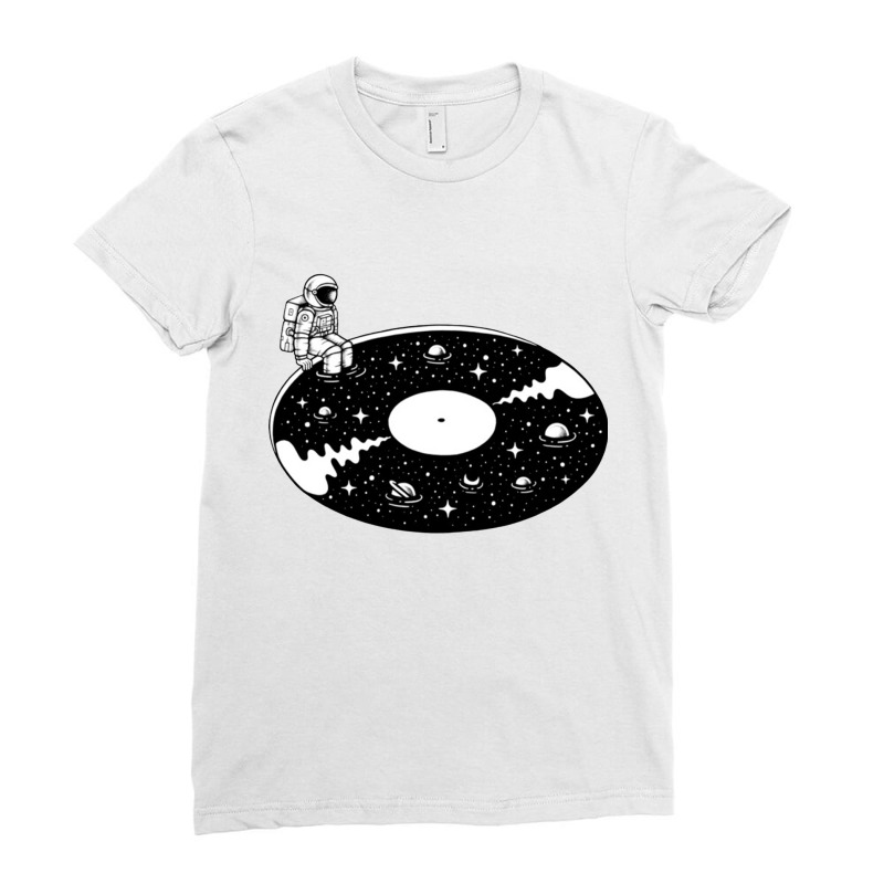 Cosmic Sound Off Space Ladies Fitted T-Shirt by hadriangobell | Artistshot