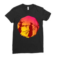 Retro Samurai Japan Ninja Sinobi Swords Katana Kendo Warrior Ladies Fitted T-shirt | Artistshot