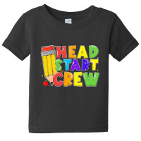 Womens Head Start Crew Student Teachers Back To School Kid Boy Girl V Baby Tee | Artistshot