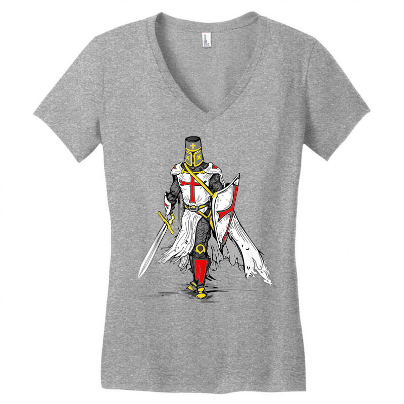 Warrior Of God Crusader Knight Templar Tank Top Women's V-neck T-shirt | Artistshot