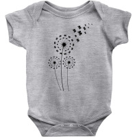 Dandelion Books Gift For Reading Lover T Shirt Baby Bodysuit | Artistshot