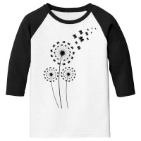 Dandelion Books Gift For Reading Lover T Shirt Youth 3/4 Sleeve | Artistshot