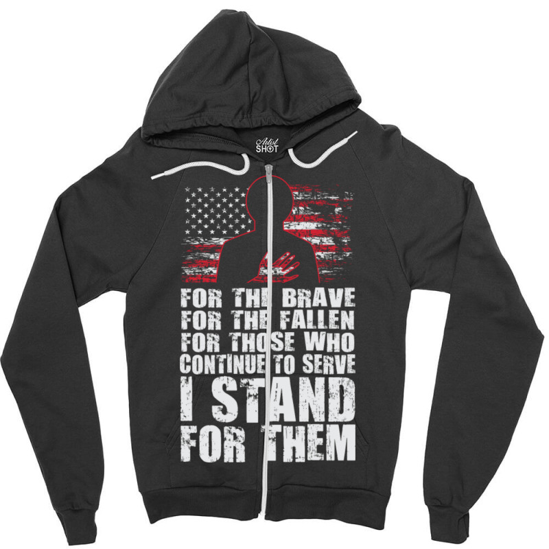 Stand Proud Zipper Hoodie | Artistshot