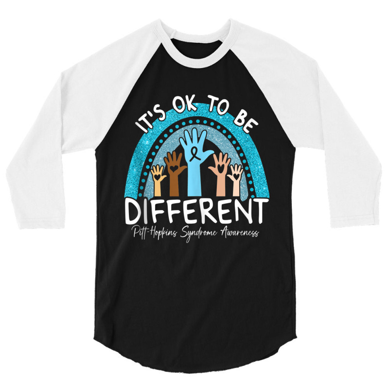 It's Ok To Be Different Pitt Hopkins Syndrome Awareness Tank Top 3/4 Sleeve Shirt | Artistshot