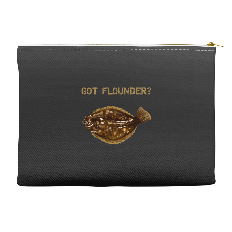 Flounder  Fluke  Got Flounder Accessory Pouches | Artistshot