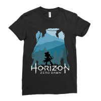 Aloy Fight Horizon Art Zero Dawn Forbidden West Game Ladies Fitted T-shirt | Artistshot