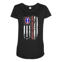 Womens 442nd Infantry Regiment Veteran Usa Flag Veterans Day Xmas V Ne Maternity Scoop Neck T-shirt | Artistshot