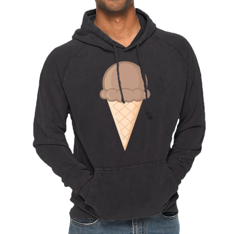 Chocolate Ice Cream Cone Vintage Hoodie by JOEGARZA | Artistshot