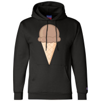 Chocolate Ice Cream Cone Champion Hoodie | Artistshot