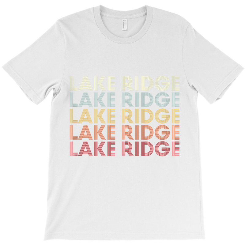 Lake Ridge Virginia Lake Ridge Va Retro Vintage Text Tank Top T-shirt | Artistshot