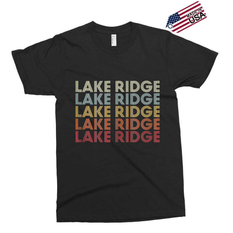 Lake Ridge Virginia Lake Ridge Va Retro Vintage Text Tank Top Exclusive T-shirt | Artistshot