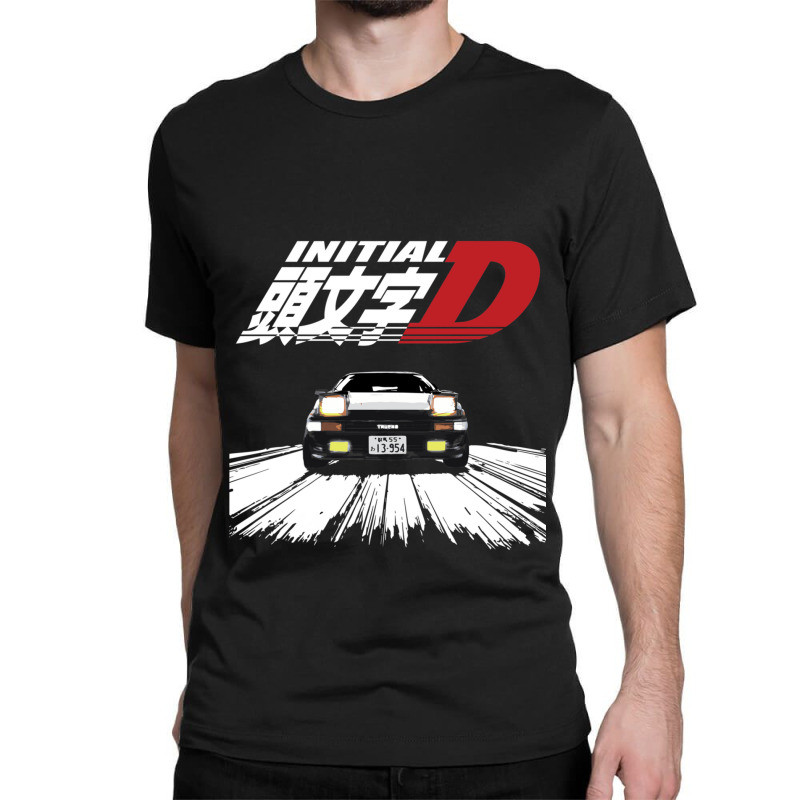 Initial D   Ae86 Chase Classic T-shirt by cm-arts | Artistshot