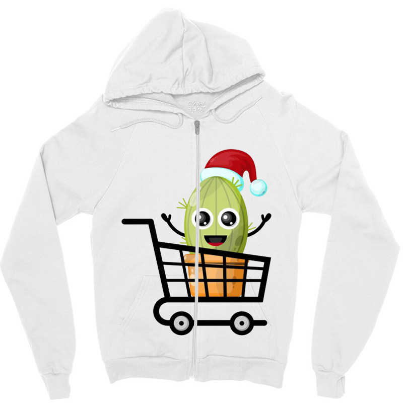 Cactus Christmas Vacation Zipper Hoodie by ciko prasetyawan | Artistshot