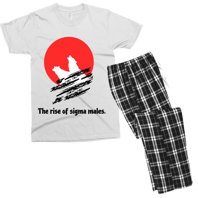 The Rise Of The Sigma Males - Sigma Male Men's T-shirt Pajama Set | Artistshot