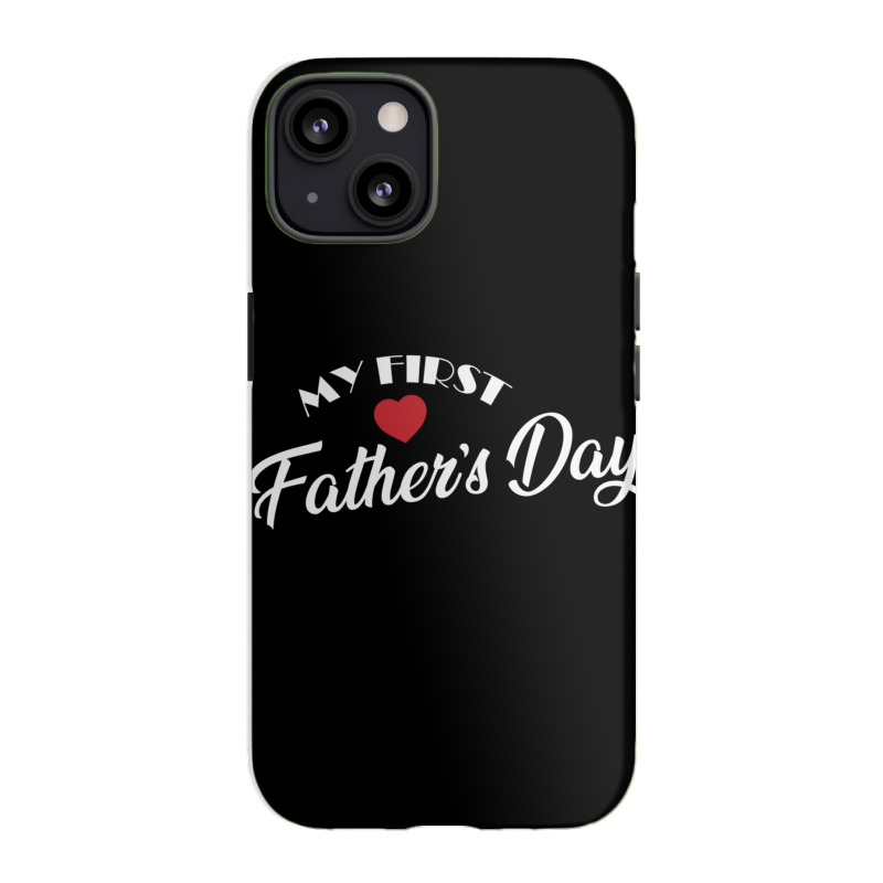 My First Father's Day Papa Father's Day Holiday Pullover Hoodie Iphone 13 Case | Artistshot