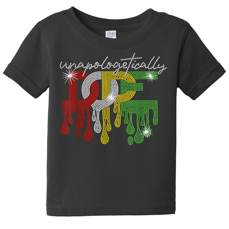 Unapologetically Dope Bling Rhinestone Black Girl Christmas T Shirt Baby Tee by cm-arts | Artistshot