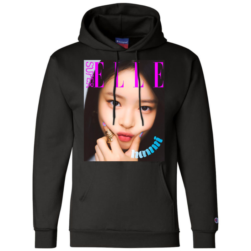 Newjeans Hanni X Elle Champion Hoodie | Artistshot