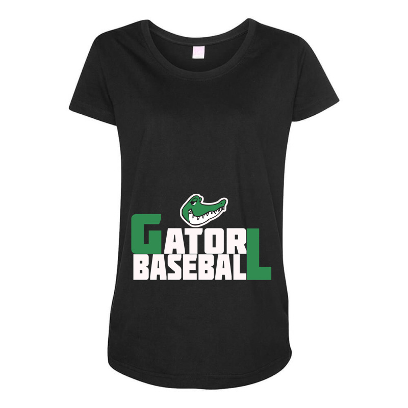 Florida Gator Baseball,florida Gator Baseball Blank Maternity Scoop Neck T-shirt by cm-arts | Artistshot