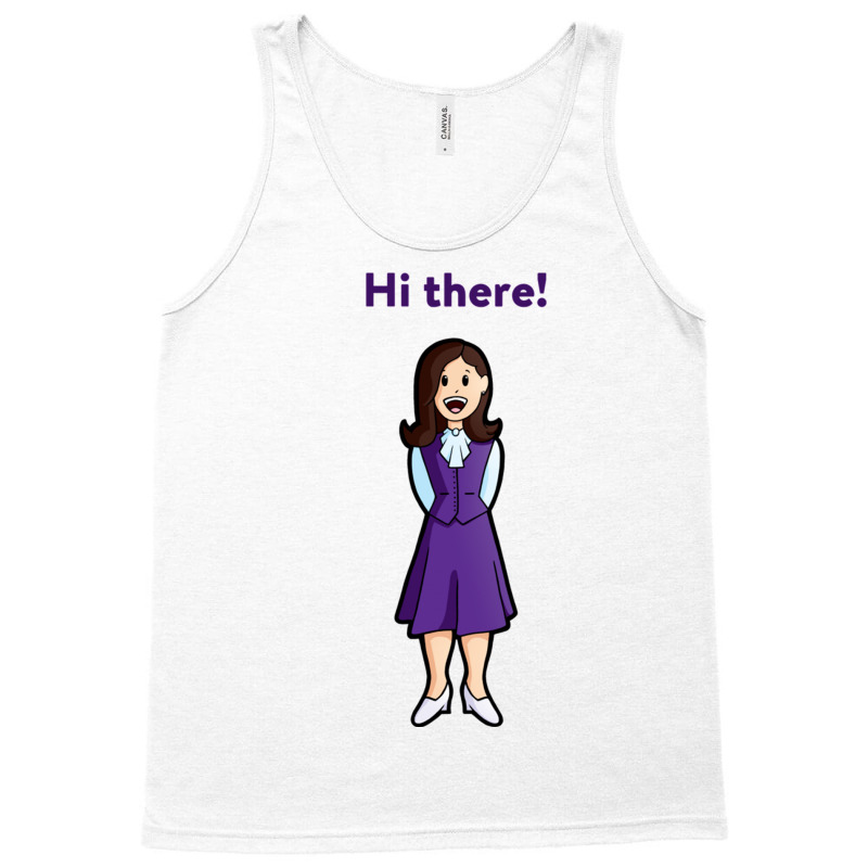 Hi There! (janet - The Good Place) Tank Top | Artistshot